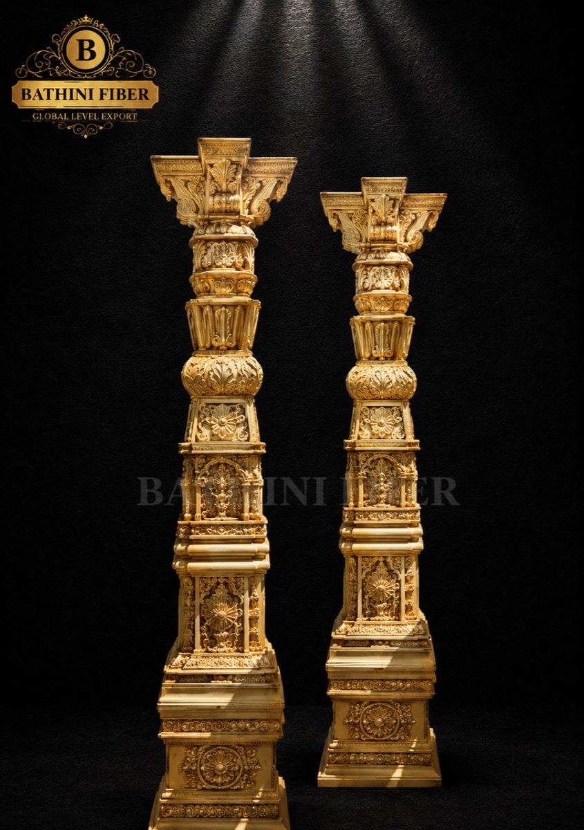 Imperial Temple Crown Gold Pillar