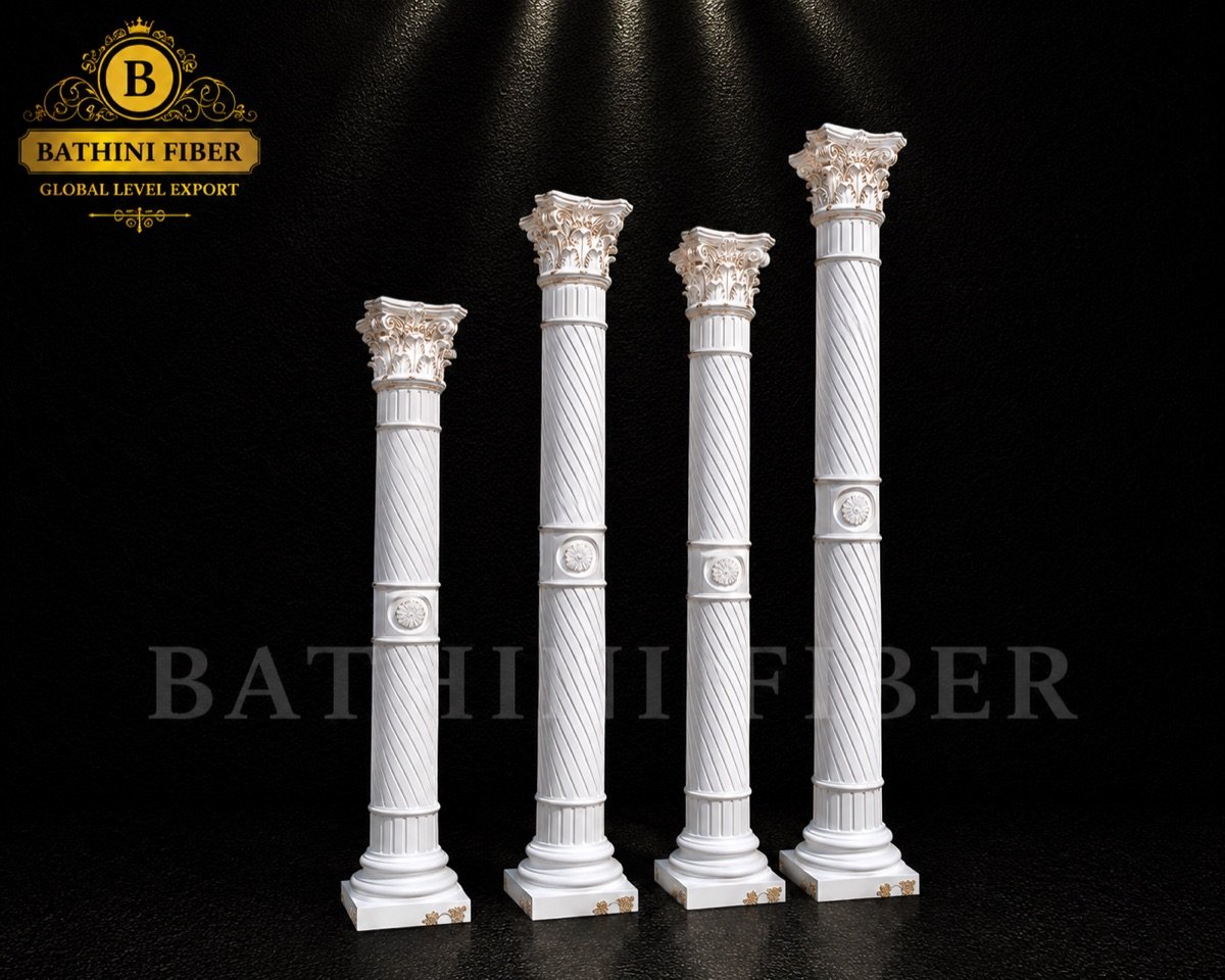 Imperial Twisted Corinthian Marble Pillar