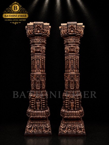 Royal Bronze Temple Heritage Pillar