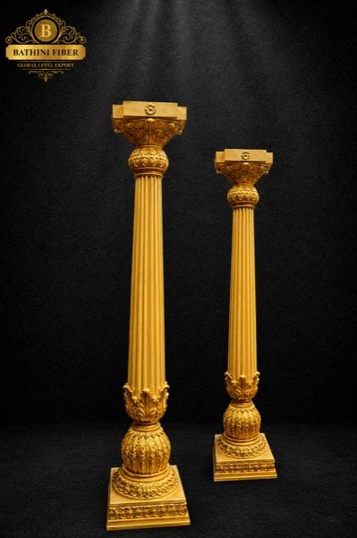 Royal Corinthian Gold Fluted Pillar