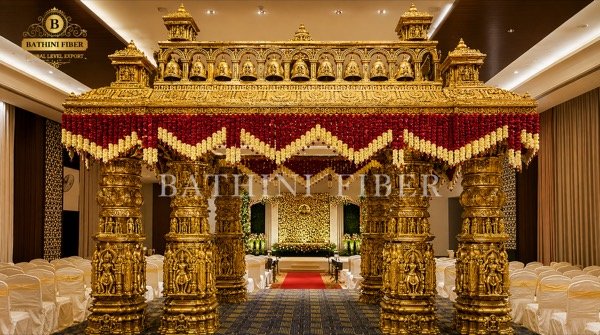 Royal Golden Temple Wedding Mandapam