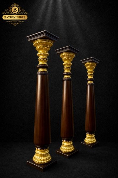 Royal Heritage Wood & Gold Imperial Pillar