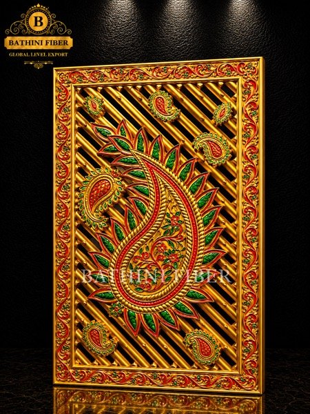 Royal Paisley Heritage Decorative Wall Panel
