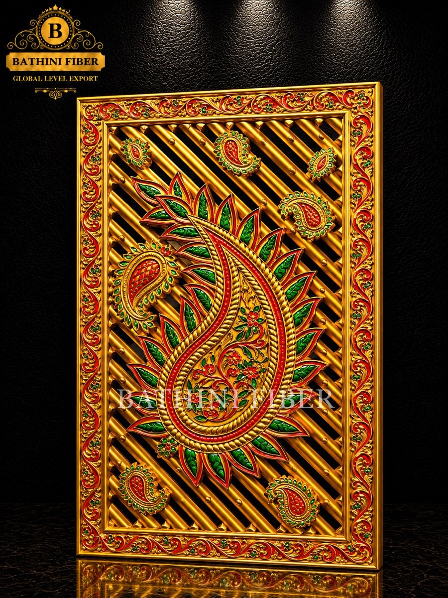 Royal Paisley Heritage Decorative Wall Panel