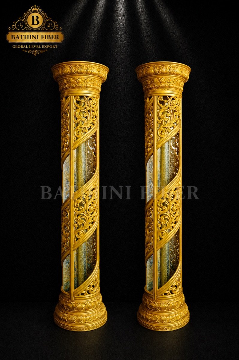Royal Spiral Crystal Column Pillar