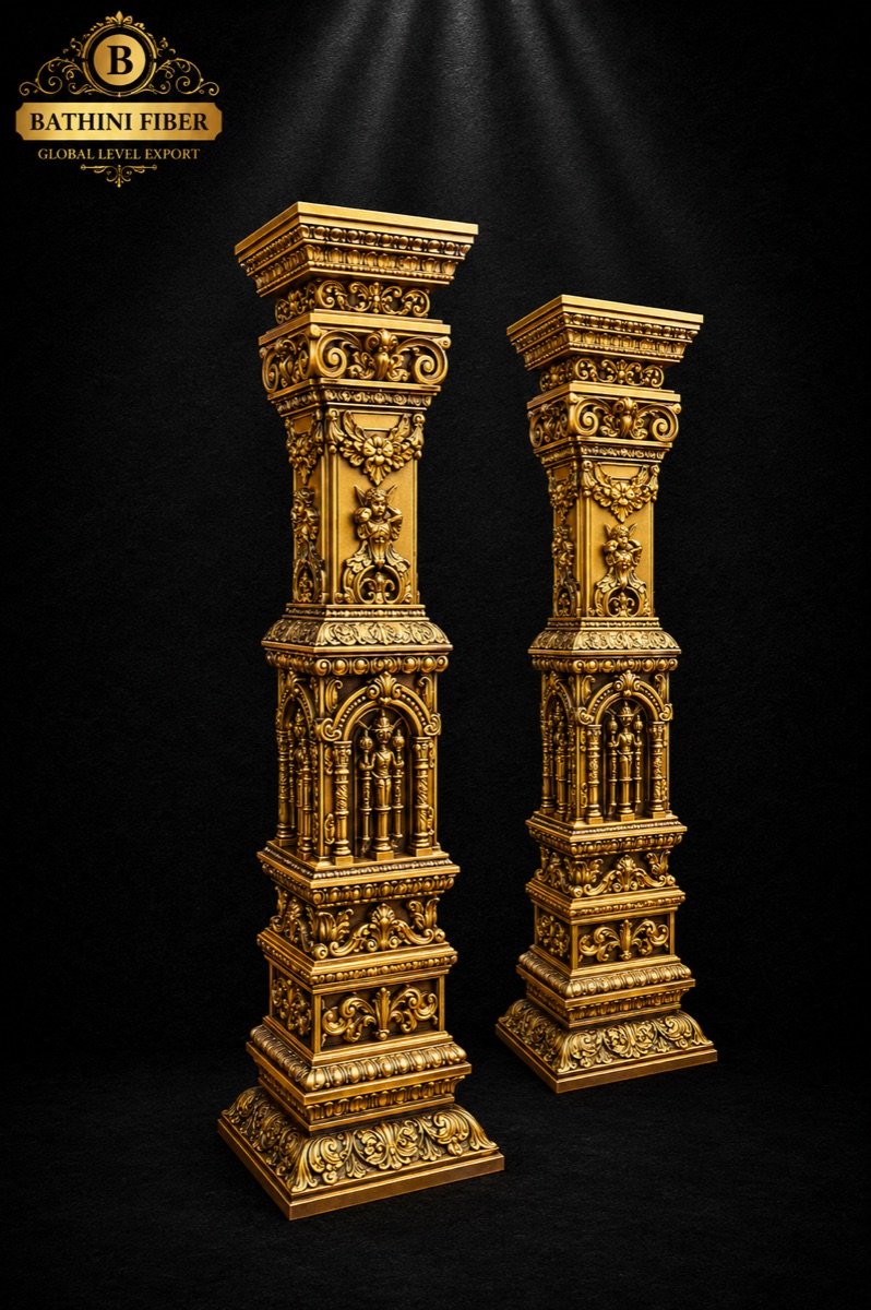 Royal Temple Heritage Sculpted Pillar