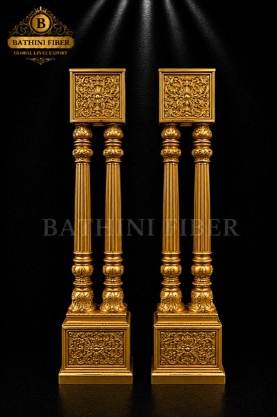 Royal Twin Column Floral Heritage Pillar