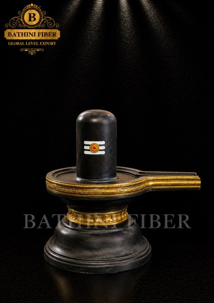Sacred Shiva Lingam (Shivling) Decorative Statue